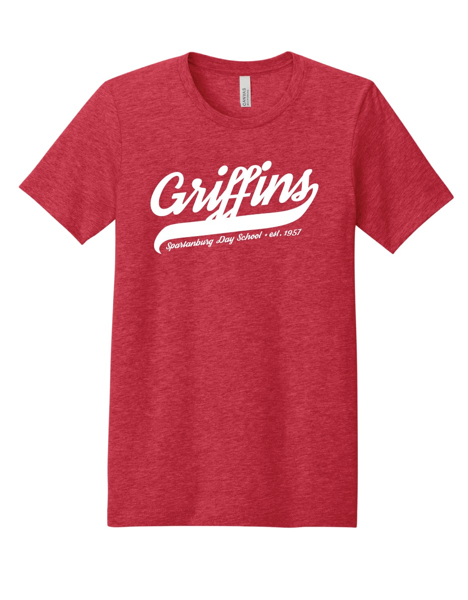 NEW Spartanburg Day School Throwback Griffins Tee