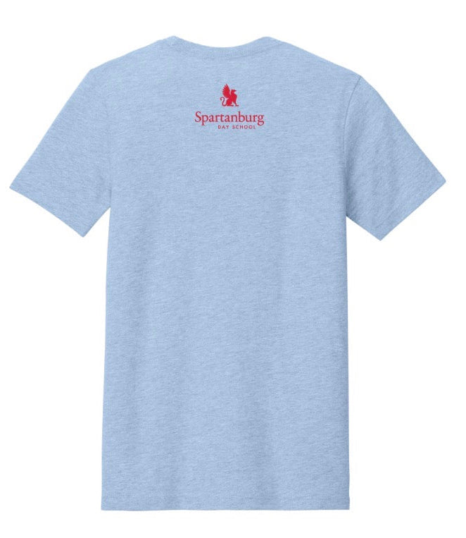 NEW Spartanburg Day School Retro Script Griffins Tee