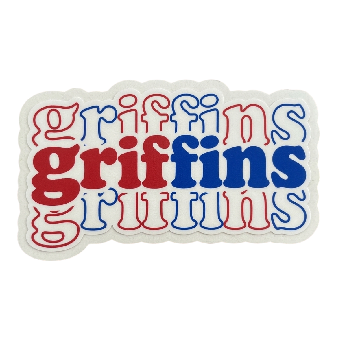 NEW Stacked Griffins Sticker