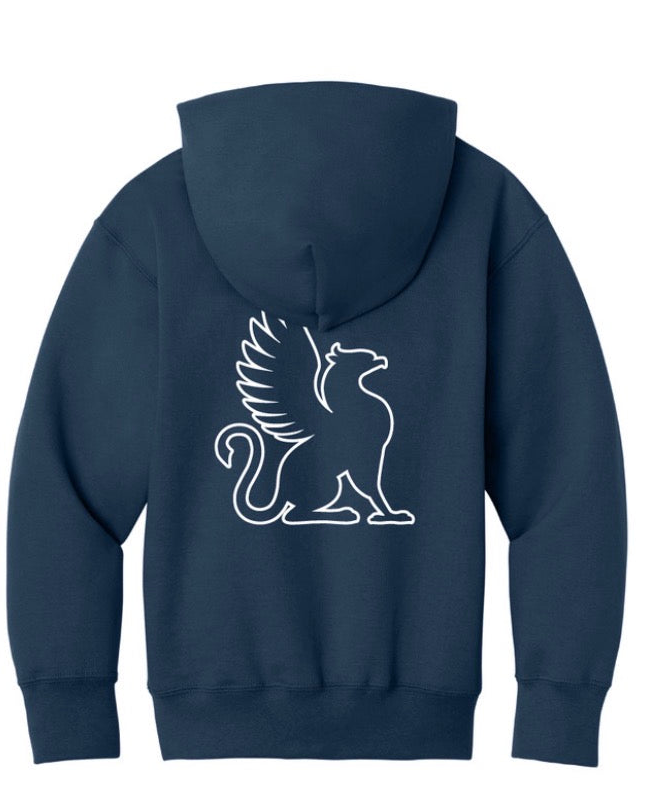 NEW Spartanburg Day School Classic Crest Full-Zip Hoodie