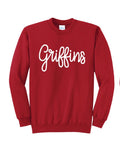 NEW Spartanburg Day School Embroidered Script Crewneck