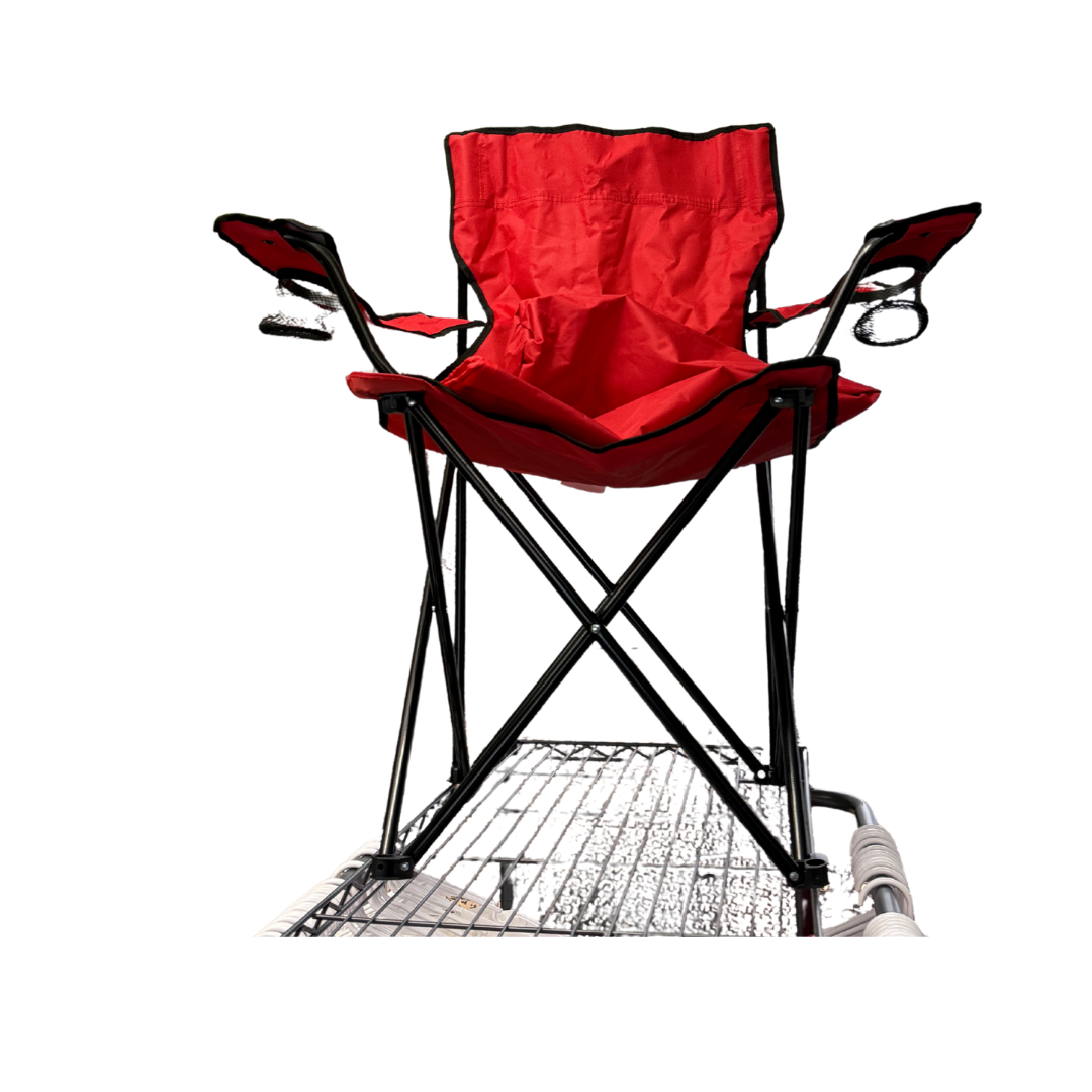 Spartanburg Day School Folding Red Camping Chair