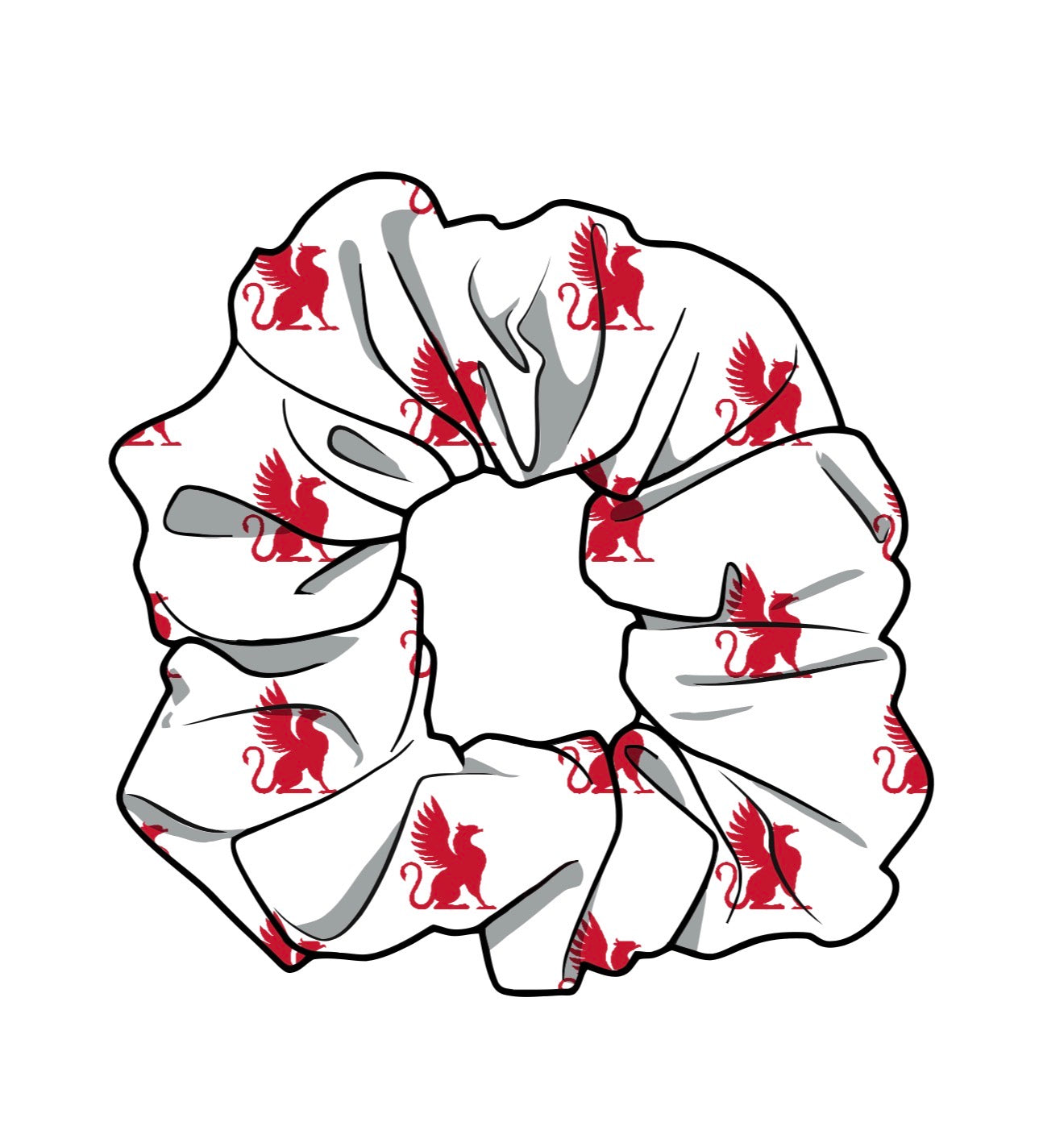 Wee Ones Printed Griffin Scrunchie