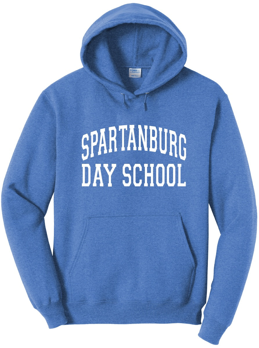 Adult Blue Spartanburg Day School Hoodie