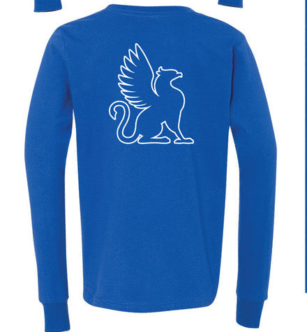 NEW Spartanburg Day School Royal Griffins Long Sleeve Tee