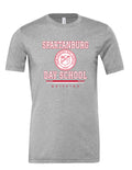 NEW Spartanburg Day School Collegiate Crest Tee