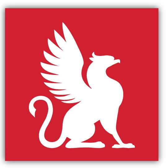 Red Griffin Sticker